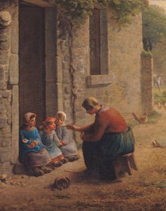 A fiatalok etetése, 1850